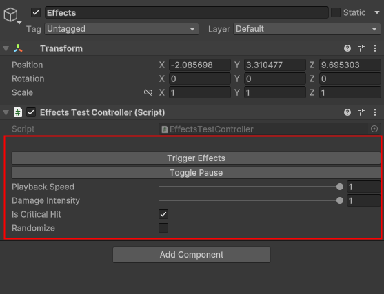 Effects Test